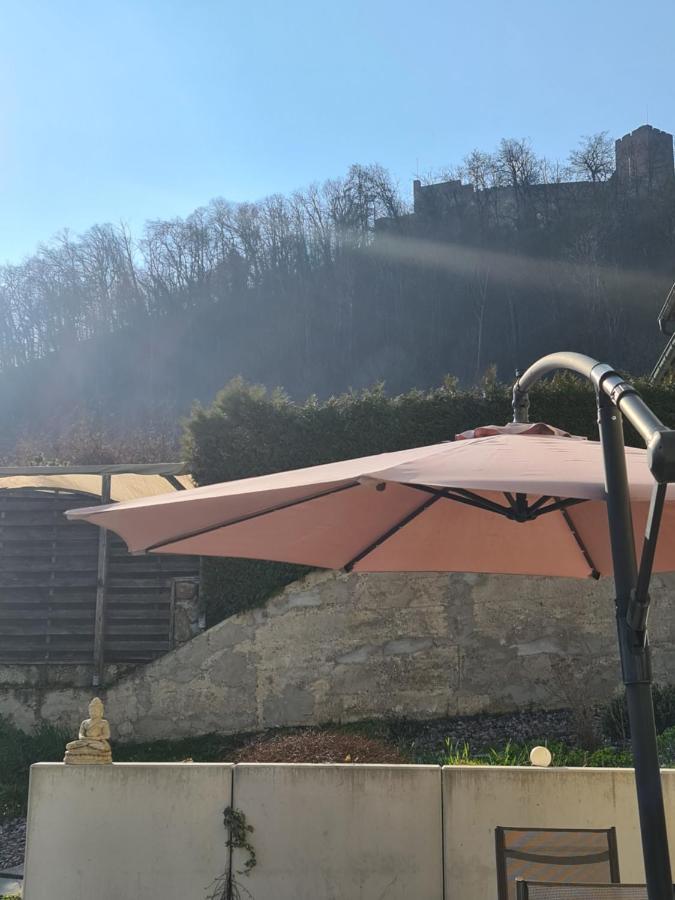 Ferienwohnung Fewo Burg Landeckblick in der Südpfalz Klingenmünster Exterior foto