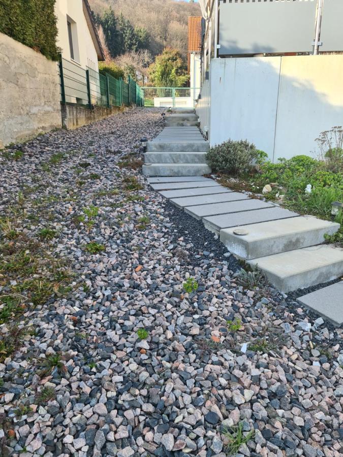 Ferienwohnung Fewo Burg Landeckblick in der Südpfalz Klingenmünster Exterior foto