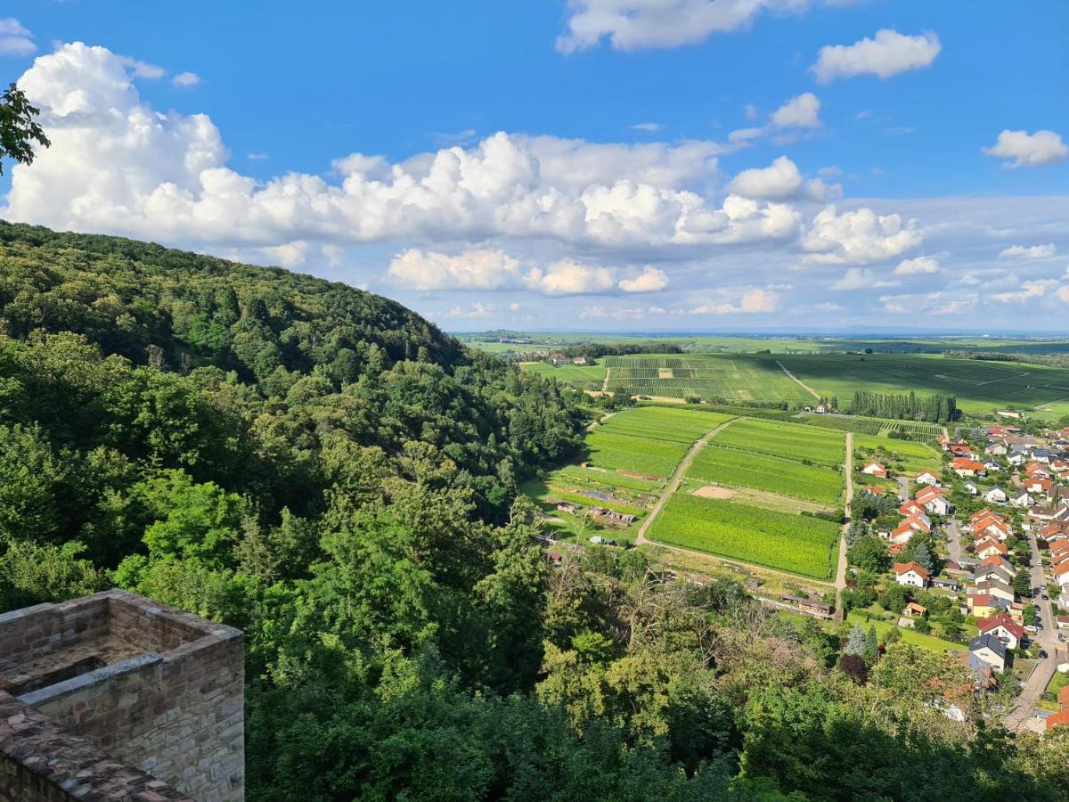 Ferienwohnung Fewo Burg Landeckblick in der Südpfalz Klingenmünster Exterior foto