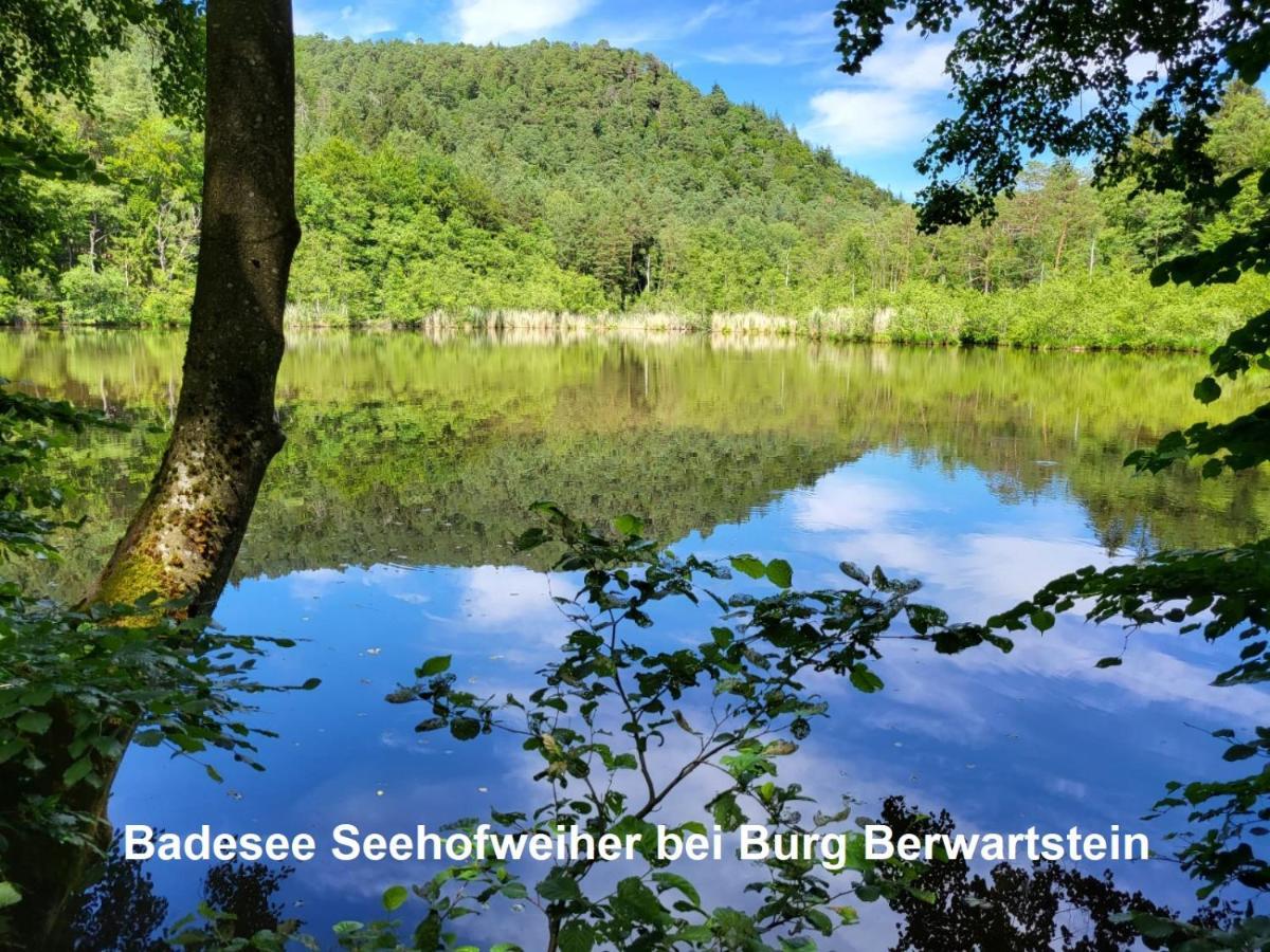 Ferienwohnung Fewo Burg Landeckblick in der Südpfalz Klingenmünster Exterior foto