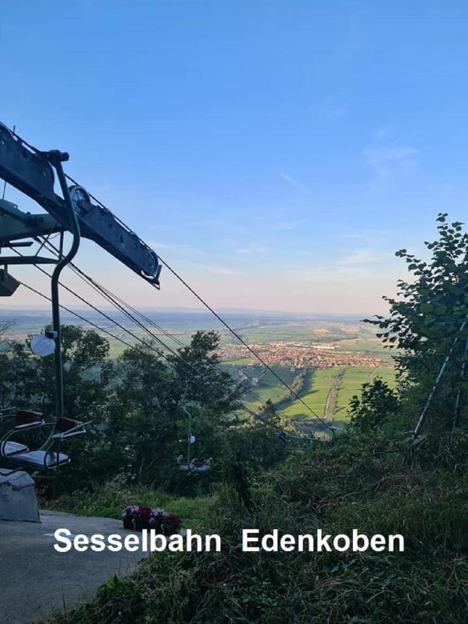 Ferienwohnung Fewo Burg Landeckblick in der Südpfalz Klingenmünster Exterior foto