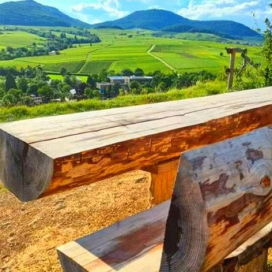 Ferienwohnung Fewo Burg Landeckblick in der Südpfalz Klingenmünster Exterior foto