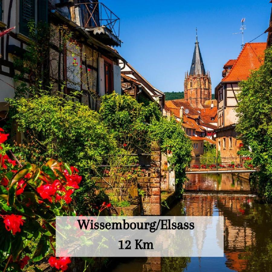 Ferienwohnung Fewo Burg Landeckblick in der Südpfalz Klingenmünster Exterior foto